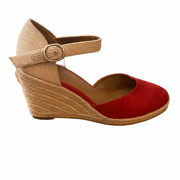 Susina Shoes - Susina Lily Fab Red wedge espadrille sz 7
